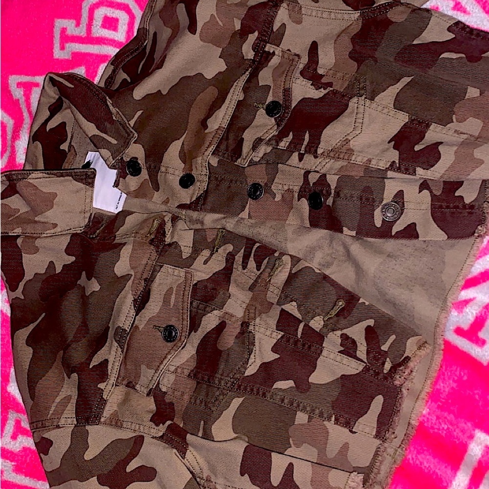 Army denim jacket